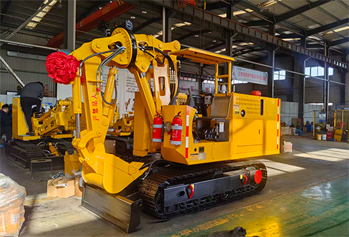 山東礦安重工有限公司生產的MWD5.8/0.28L煤礦用液壓挖掘機發往山西呂梁